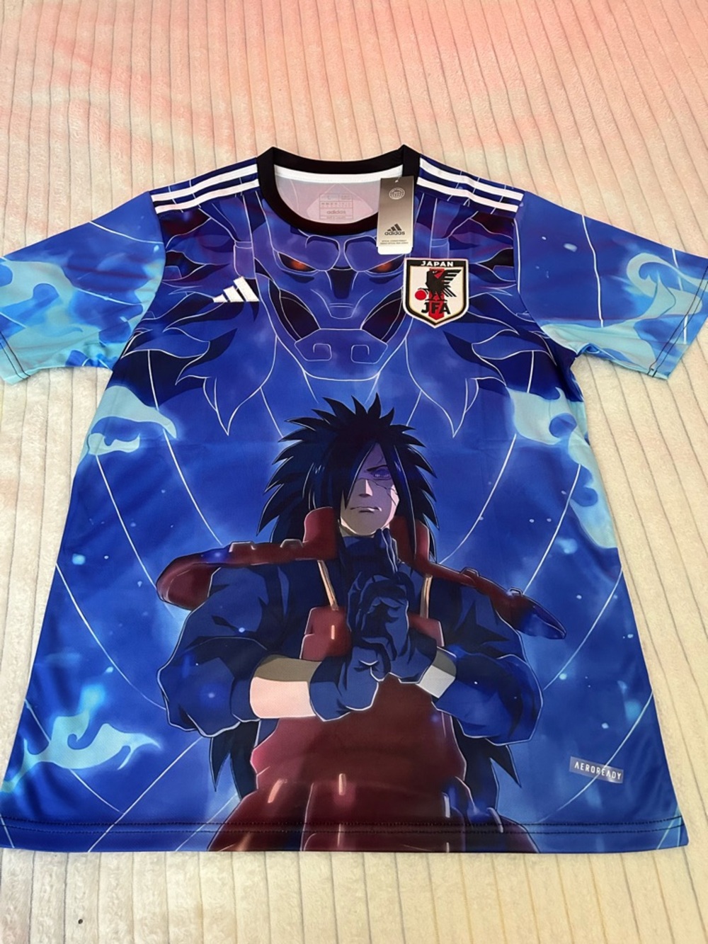 adidas Blue Graphic Japan Crest Soccer Jersey